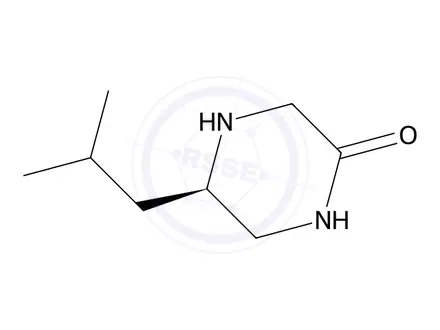 Chemical structure of (R)-5-Isobutylpiperazin-2-one