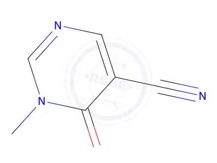 Chemical structure of 1-Methyl-6-oxo-1,6-dihydropyrimidine-5-carbonitrile