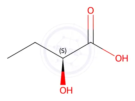 Chemical structure of (S)-2-Hydroxybutyric acid Solution in Water