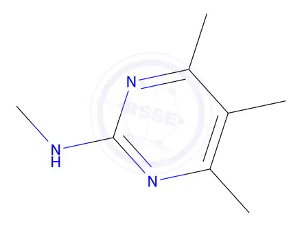 Chemical structure of n,4,5,6-Tetramethylpyrimidin-2-amine