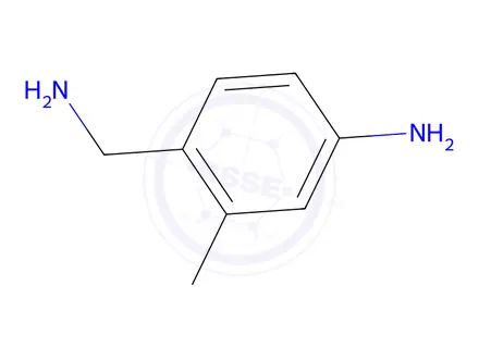 Chemical structure of Benzenemethanamine, 4-amino-2-methyl-