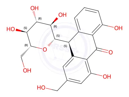 Chemical structure of Barbaloin A