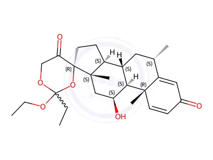 Chemical structure of Methylprednisolone Acetate Impurity 20