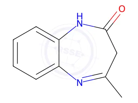 Chemical structure of 4-Methyl-1,3-dihydro-2H-benzo[b][1,4]diazepin-2-one