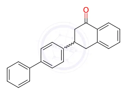 Chemical structure of Difenacoum Impurity 4
