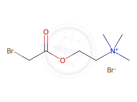 Chemical structure of Bromoacetylcholine bromide