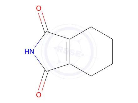Chemical structure of 3,4,5,6-Tetrahydrophthalimide