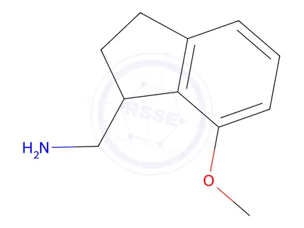 Chemical structure of (7-Methoxy-2,3-dihydro-1h-inden-1-yl)methanamine