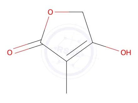 Chemical structure of 4-Hydroxy-3-methyl-5h-furan-2-one
