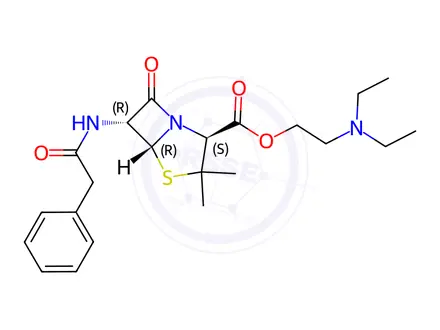 Chemical structure of Penethacillin