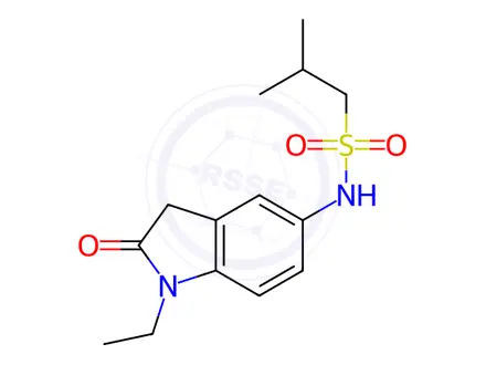 Chemical structure of N-(1-Ethyl-2-oxoindolin-5-yl)-2-methylpropane-1-sulfonamide