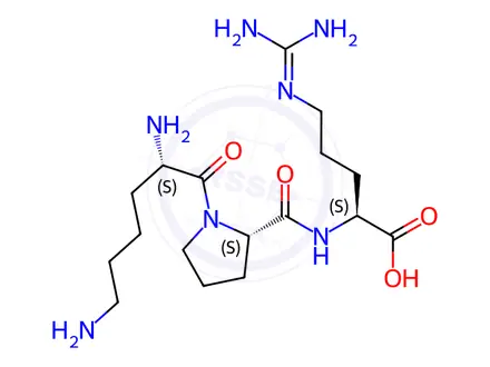 Chemical structure of peptide KPR