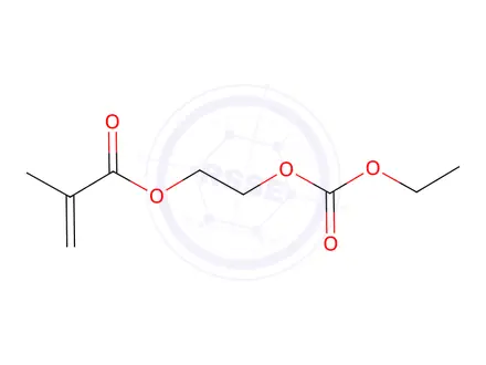 Chemical structure of ETHYLENE GLYCOL, ETHYL CARBONATE METHACRYLATE