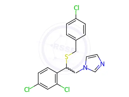 Chemical structure of Thioconazole in methanol
