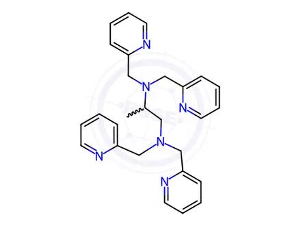 Chemical structure of N1,N1,N2,N2-tetrakis(2-pyridinylmethyl)-1,2-Propanediamine