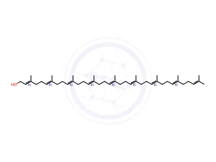 Chemical structure of Solanesol