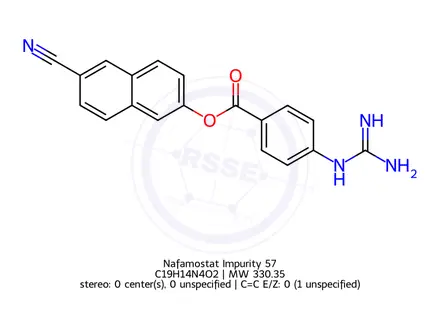 Chemical structure of Nafamostat Impurity 159