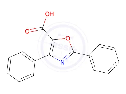 Chemical structure of 2,4-Diphenyloxazole-5-carboxylic Acid