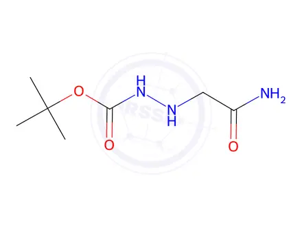 Chemical structure of tert-Butyl 2-(2-amino-2-oxoethyl)hydrazine-1-carboxylate