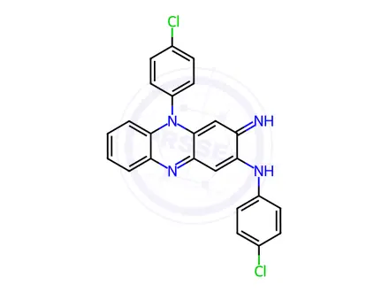 Chemical structure of Clofazimine Impurity 1(Clofazimine EP Impurity A)