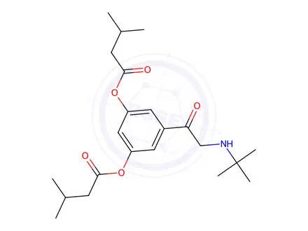 Chemical structure of diisovaleryl tert-butalone