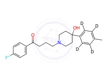 Chemical structure of Moperone-d4