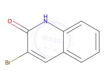 Chemical structure of 3-Bromoquinolin-2(1H)-one