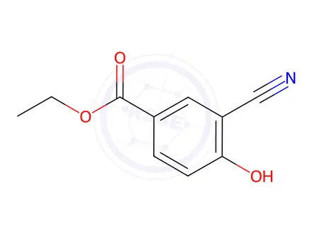 Chemical structure of ETHYL 3-CYANO-4-HYDROXYBENZOATE