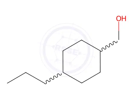 Chemical structure of (4-Propylcyclohexyl)methanol