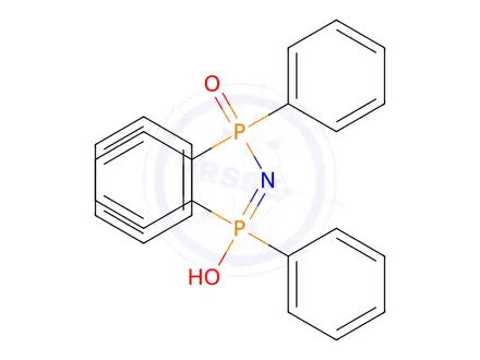 Chemical structure of N-(diphenylphosphoryl)-P,P-diphenylphosphinic amide