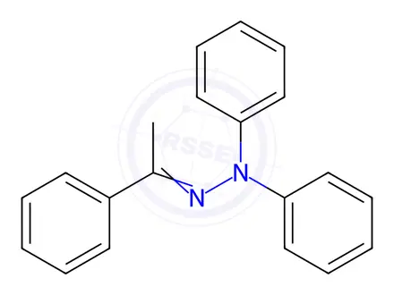 Chemical structure of 1,1-Diphenyl-2-(α-methylbenzylidene)hydrazine