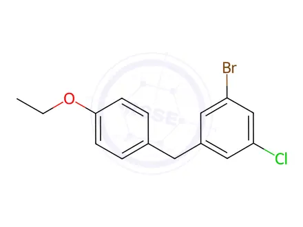 Chemical structure of Dapagliflozin Impurity 376