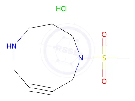 Chemical structure of DACN(Ms) hydrochloride