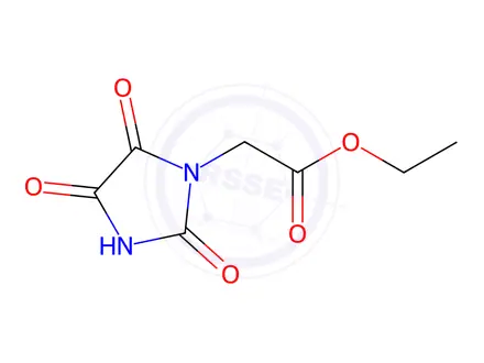 Chemical structure of Ethyl 2-(2,4,5-Trioxoimidazolidin-1-yl)acetate