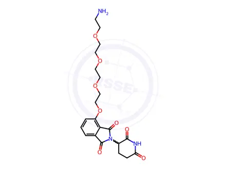 Chemical structure of Thalidomide-O-PEG3-amine