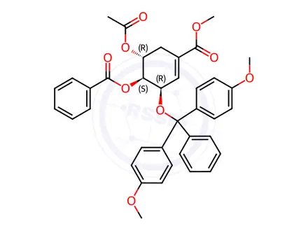 Chemical structure of Shikimic Acid Impurity 14