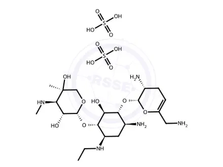 Chemical structure of Netilmicin sulfate