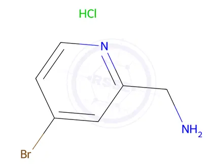 Chemical structure of (4-Bromopyridin-2-yl)methanamine hydrochloride