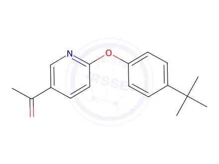 Chemical structure of 5-Acetyl-2-(4-(t-butylphenoxy) pyridine