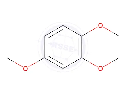 Chemical structure of 1,2,4-Trimethoxybenzene