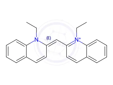 Chemical structure of pseudoisocyanine