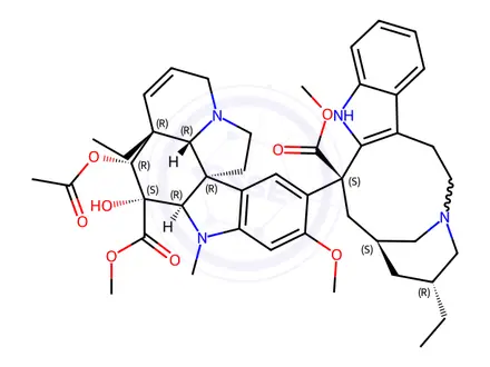 Chemical structure of Vinblastine Sulfate Impurity 13 Monomer