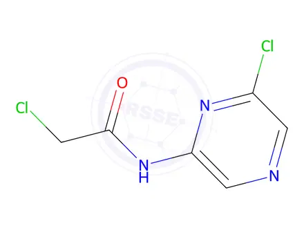 Chemical structure of 2-chloro-N-(6-chloropyrazin-2-yl)acetaMide