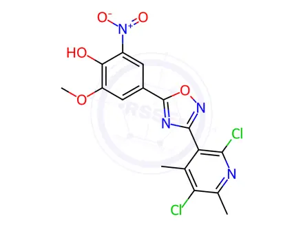 Chemical structure of Methoxy Opicapone Impurity