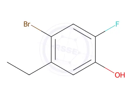 Chemical structure of 4-Bromo-5-ethyl-2-fluorophenol