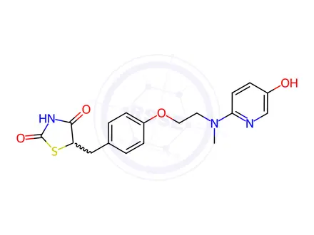 Chemical structure of 5-Hydroxy rosiglitazone