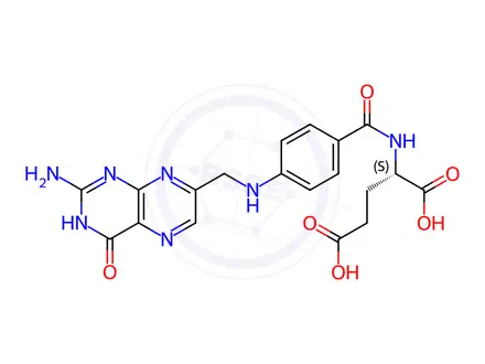 Chemical structure of Folic Acid Impurity 133
