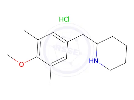 Chemical structure of 2-(4-Methoxy-3,5-dimethyl-benzyl)-piperidine hydrochloride