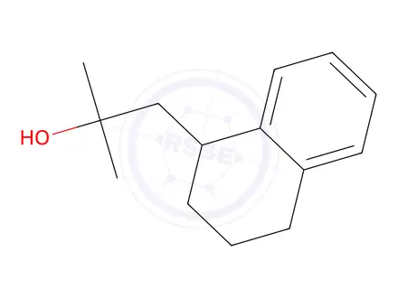 Chemical structure of 2-Methyl-1-(1,2,3,4-tetrahydronaphthalen-1-yl)propan-2-ol