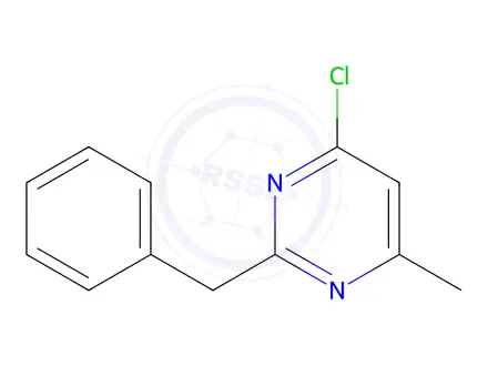 Chemical structure of 2-Benzyl-4-chloro-6-methylpyrimidine